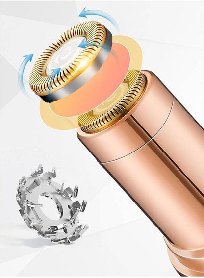 Facial Hair Remover Shape Lipstick Flawless Women's Painless Hair