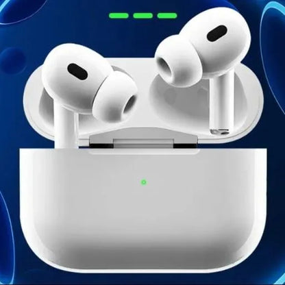 AirPods Pro TWS Wireless Earbuds - Bluetooth 5.0, Superior Sound Bass, Dual Earphones with Charging Case, Hands-Free Calling, and Extra Earbuds (Compatible with All Bluetooth Devices, iOS & Android)